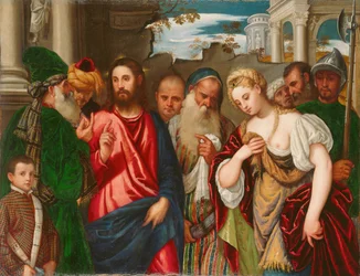 Christus und die Ehebrecherin, um 1540